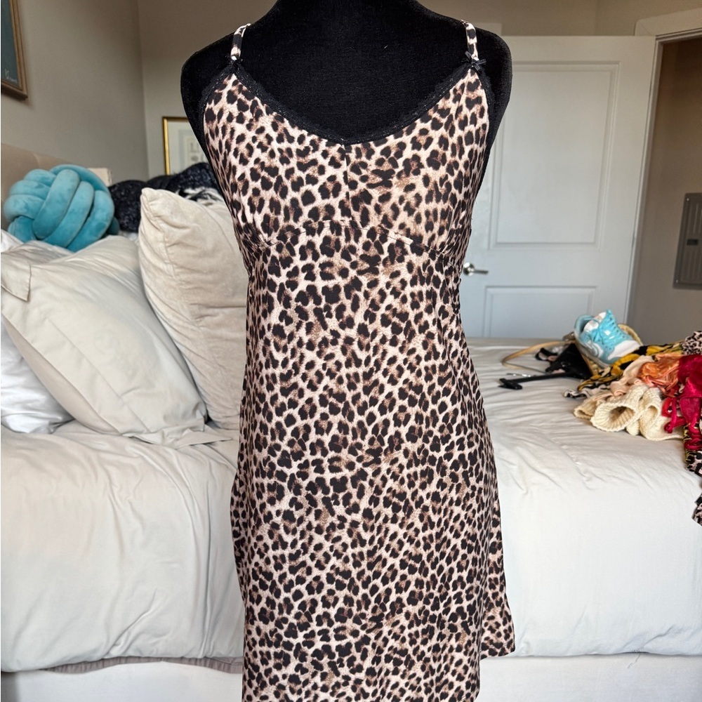 Rene Rofe Leopard Print Chemise